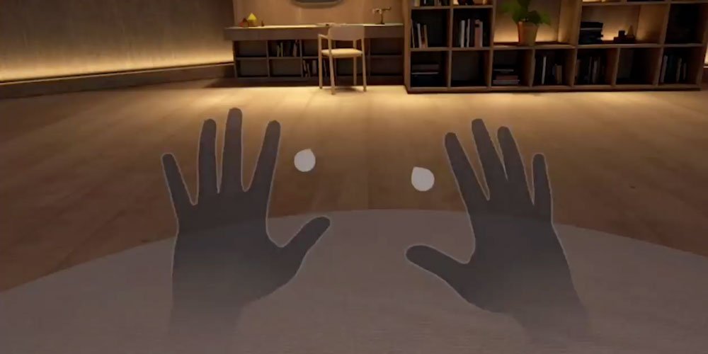 Handtracking in Virtual Reality